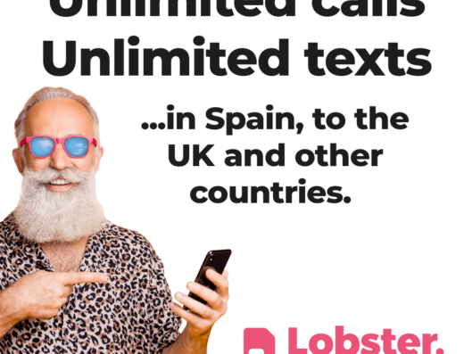 Lobster Spanish mobile service in English