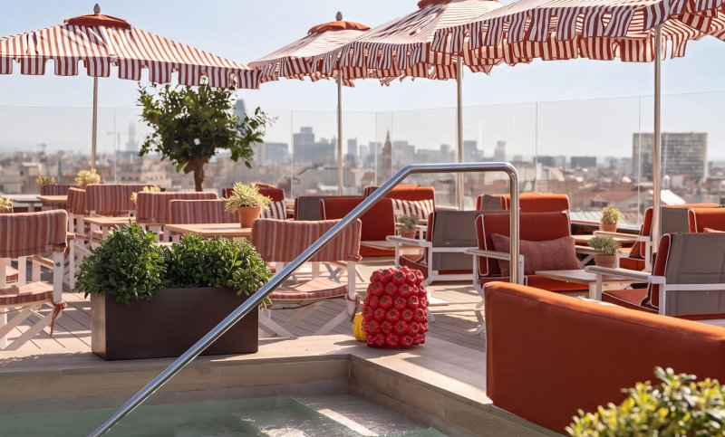Hotel Majestic roof terrace